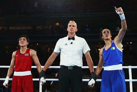 Imane Khelif: Algerian boxer greeted by celebratory crowds on .